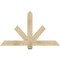 Ekena Millwork Kennewick Rough Sawn Timber Gable Bracket, Douglas Fir, 48"W x 28"H x 2"D x 4"F, 14/12 Pitch GBW048X28X0204KEN00RDF - alternate 1